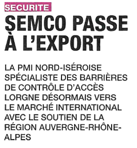 Semco pass à l'export