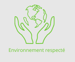 Logo environnement respecté