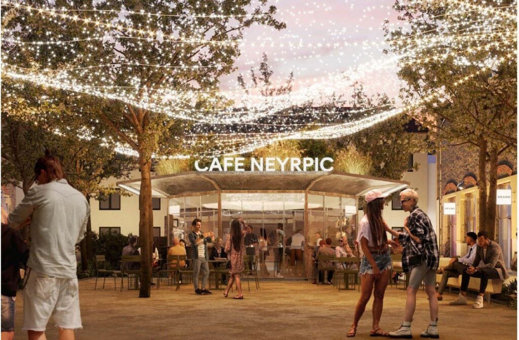 Kiosque à café Semkiosk créé pour le projet Neypric