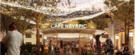 Kiosque à café Semkiosk créé pour le projet Neypric