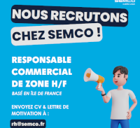SEMCO offre emploi responsable commercial IDF